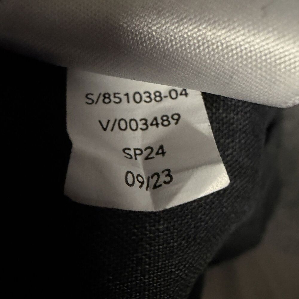 Athleta Black Straight-Leg Drawstring Pants with Front Slit - Picture 12 of 16